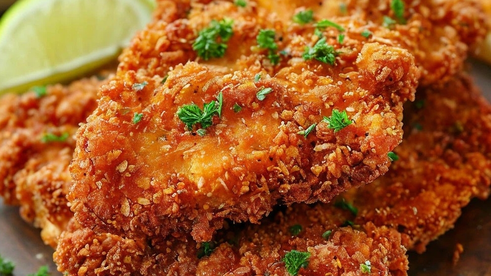 Хрустящая курица в панировке 🐤 смотреть онлайн