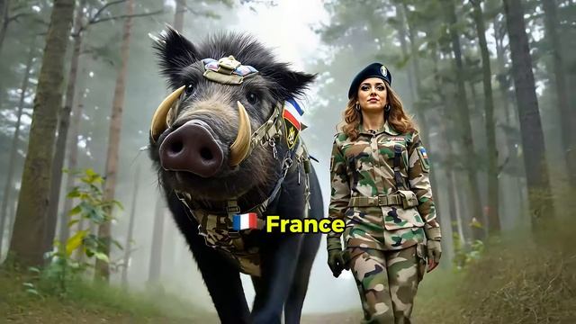 🤯 INCREDIBLE - Asking AI To Create Women Military And Their Animal Companions From Countries