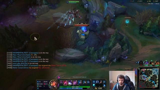 Easiest Mid for 9.24 - Glacial Augment Cho'Gath | Challenger Cho'Gath - League of Legends смотреть онлайн