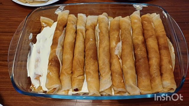 Дрова под снегом из блинов. смотреть онлайн