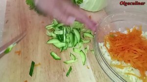 Салат МУЛЬТИВИТАМИН Капуста Огурцы Морковь Зелень Все Просто