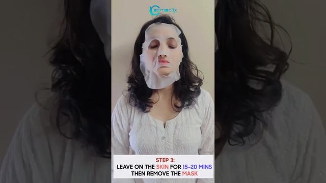 How To Apply Glutablast Facial Sheet Mask | Best Face Sheet Mask | Cosmoclix