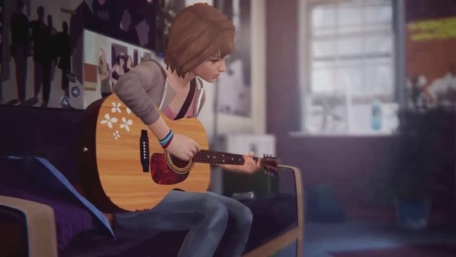 Life Is Strange: Макс Коуфилд играет на гитаре.