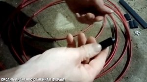 Греющий кабель внутри трубы для питьевой воды / Монтаж греющего кабеля