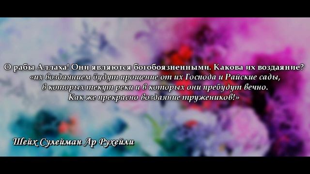 Шейх Сулейман Ар Рухейли / Трогательное назидание смотреть онлайн