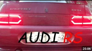 Фонари в Стиле AUDI RS на ваз 2110-12