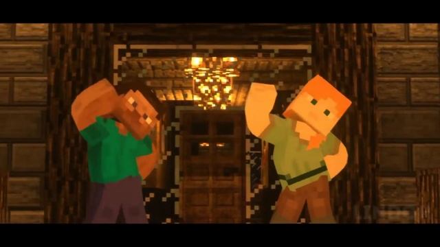 ПЕСНЯ ФИКС - КОЖАНЫЕ ШТАНЫ КЛИП МАЙНКРАФТ (MINECRAFT) смотреть онлайн