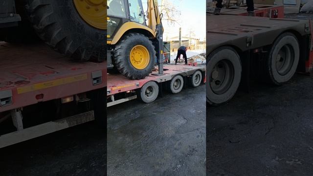 Поехал за новым экскаватором погрузчиком SDLG LGCE B 877 F