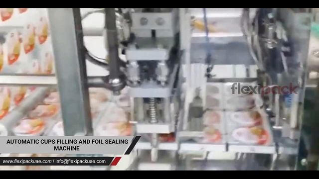 Automatic Cup Filling And Foil Sealing Machine - Flexipack UAE