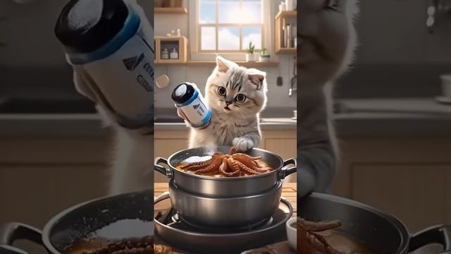 Кот повар 2 серия)) #кот #рек #коты #кошки #котенок #рецепт #тренд #кошки смотреть онлайн