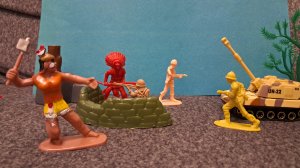 Битва СОЛДАТИКОВ и племени ИНДЕЙЦЕВ