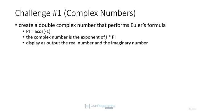 036 (Challenge) Complex number types смотреть онлайн