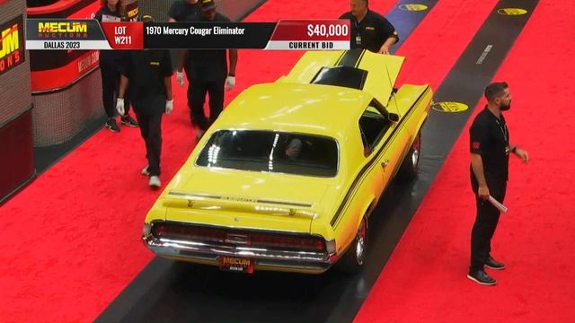 1970 Cougar Eliminator 351C - 0F91M564057 - Mecum Dallas 9-20-2023 смотреть онлайн