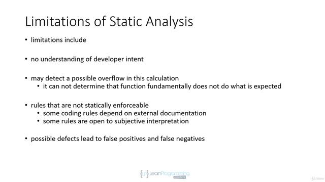 105 Static Analysis смотреть онлайн