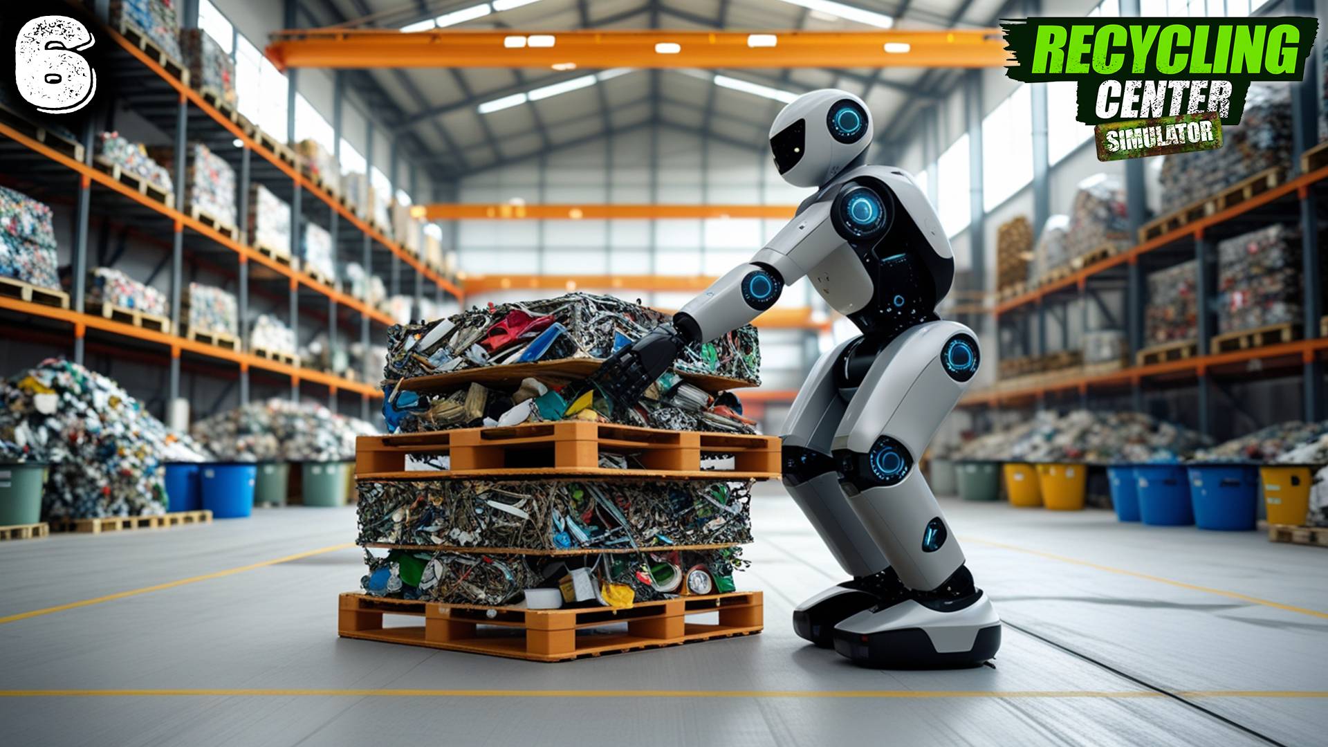 Купил робота помощника. Recycling center simulator смотреть онлайн