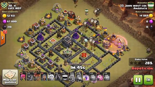 Diario de Guerra COC (XXII) - [Andalucia] 40 VS 40 [LUFC MOT] Ataque 2, QW LavaLoon th9 vs th9 смотреть онлайн