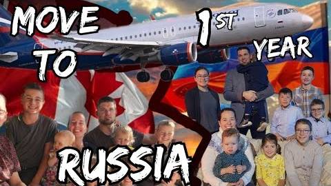 Канадская семья в НН.. Canada to RUSSIA/ 1st Year in REVIEW! смотреть онлайн