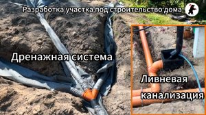 Дренажная система и ливневая канализация в загородном доме. #дом #отсыпка #благоустройство #дренаж