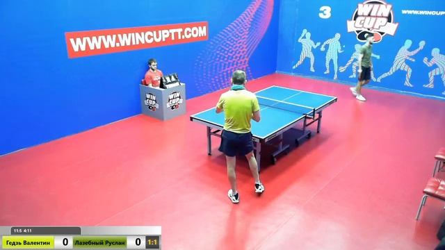 Гедзь Валентин 1 - 3 Лазебный Руслан Турнир Восток 3 WIN CUP 18.02.2020 Зал 3 Прямой эфир смотреть онлайн