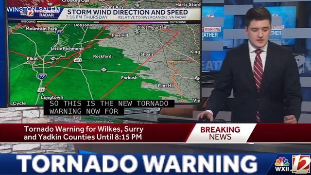 Tornado Warning on 4/11 has expired for the Triad area смотреть онлайн