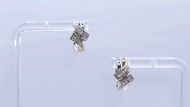 Золотые серьги с бриллиантами 585° смотреть онлайн
