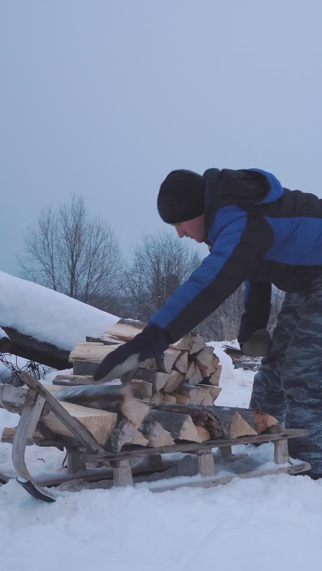 Дрова #дрова #деревня #хутор