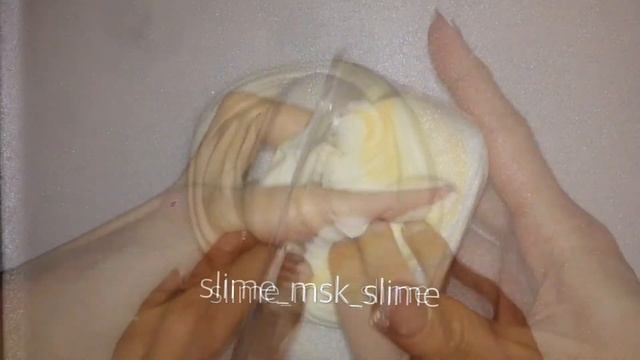 Банановый баттер слайм от slime_msk_slime смотреть онлайн