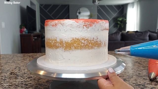 How to make an EASY ROSETTE CAKE for Beginners! Red, White and Blue theme 4th of July Cake! смотреть онлайн