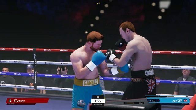 Undisputed Boxing Online Gameplay George Groves vs Canelo Alvarez 3 - Risky Rich vs UnbuiltRobot смотреть онлайн