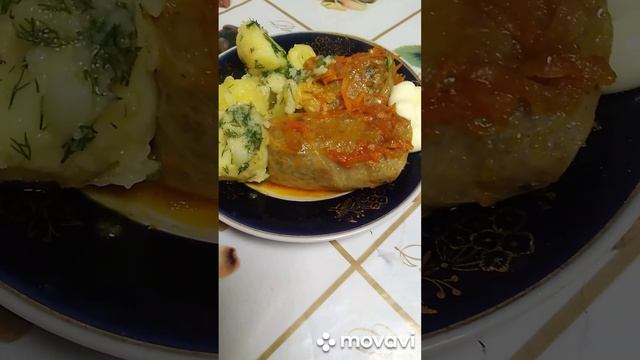 Ужин в деревне🤗/Голубцы/Дома вкусно!) #простаяеда #ужин #деревенскаяеда #едавдеревне смотреть онлайн