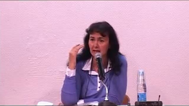 Марина Таргакова, фрагмент семинара