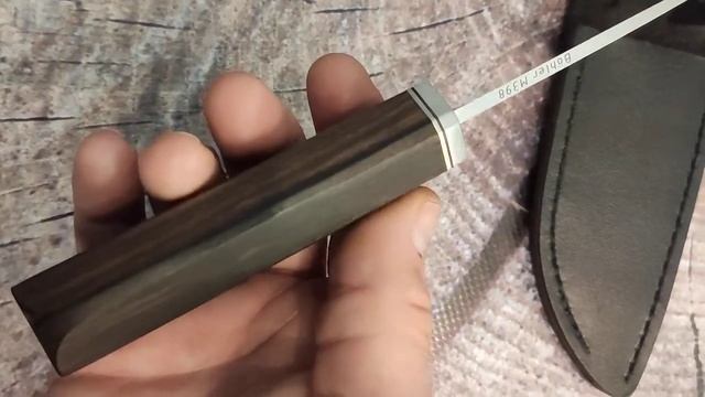 Нож шейник - сталь М398 смотреть онлайн