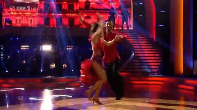 Samba ''Ketchup Song'' Kristina Inhof Dimitar Stefanin Dancing Stars 2021 Copyright: ORF
