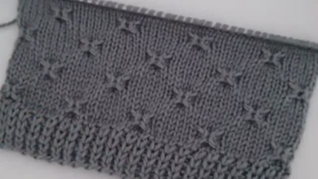 КРАСИВЫЙ И ЛЕГКИЙ УЗОР СПИЦАМИ - ВЯЗАНИЕ СПИЦАМИ ДЛЯ НАЧИНАЮЩИХ смотреть онлайн