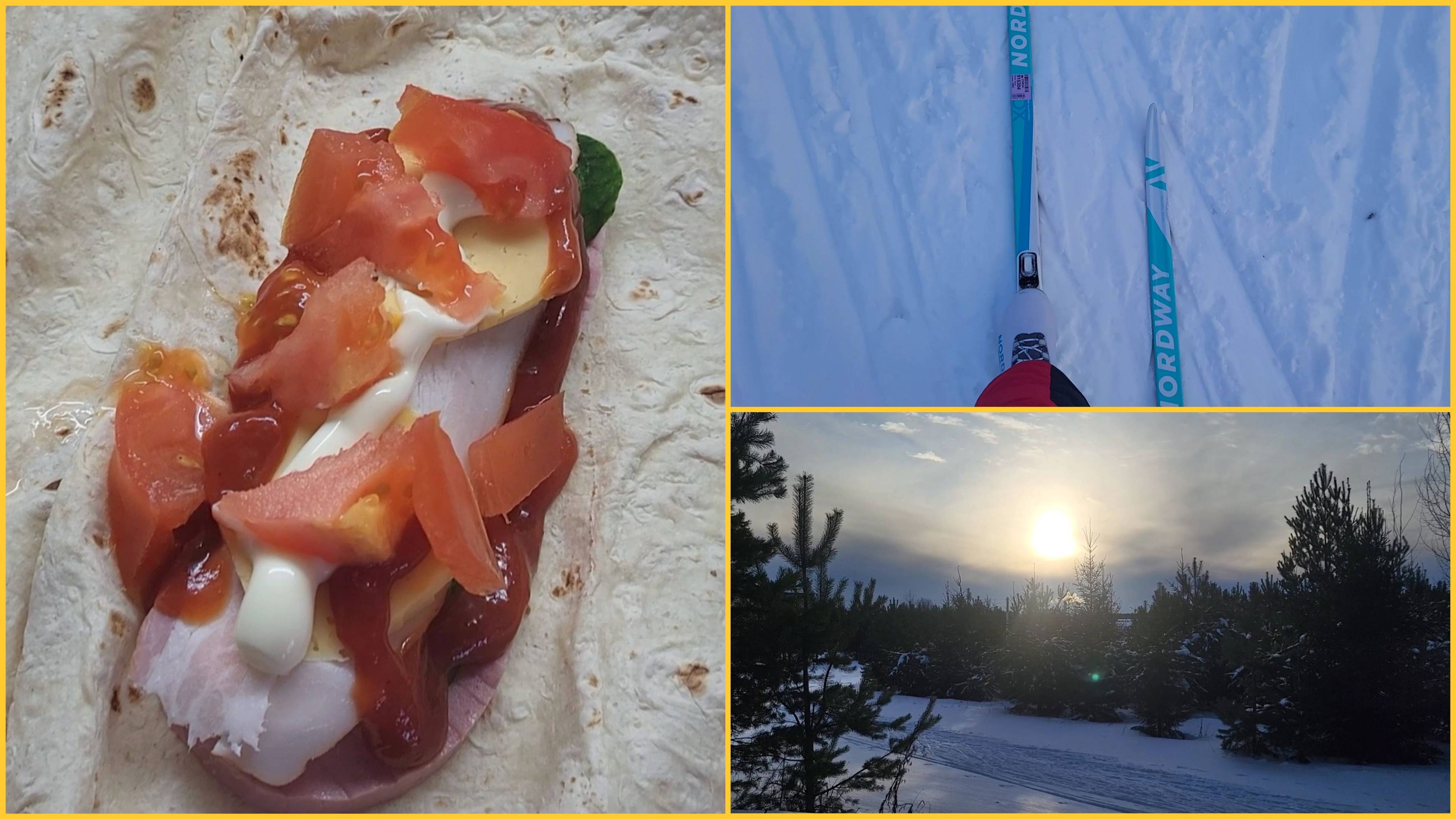 Рецепты простого завтрака и обеда в одном видео! Зимний огород🌿В лес на лыжах!⛷️ смотреть онлайн