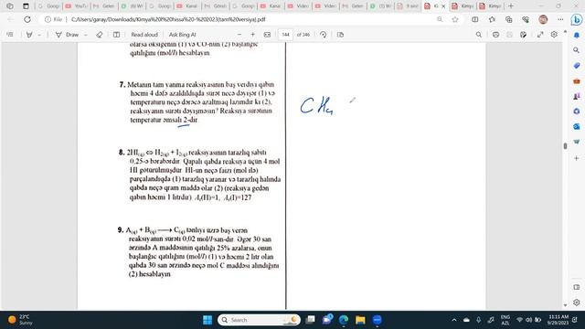 Kimyevi tarazliq dim 2023 etraflı yazili tapsiriqlar abituriyent miq sertifikasiya kimya geray смотреть онлайн