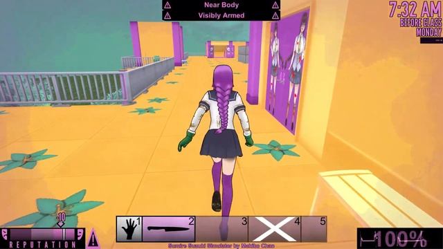 Sumire Suzuki \ Yandere Simulator. #Makikochan смотреть онлайн