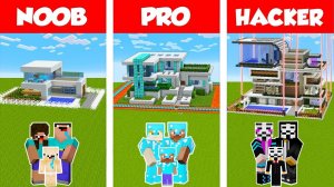 Minecraft НУБ против ПРО против ХАКЕРА: САМЫЙ БЕЗОПАСНЫЙ ДОМ ДЛЯ СЕМЬИ