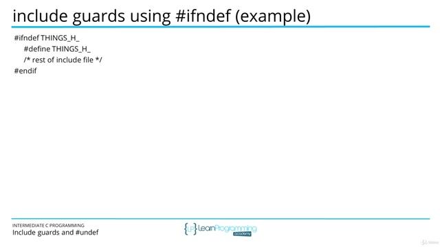 089 Include guards and undef смотреть онлайн