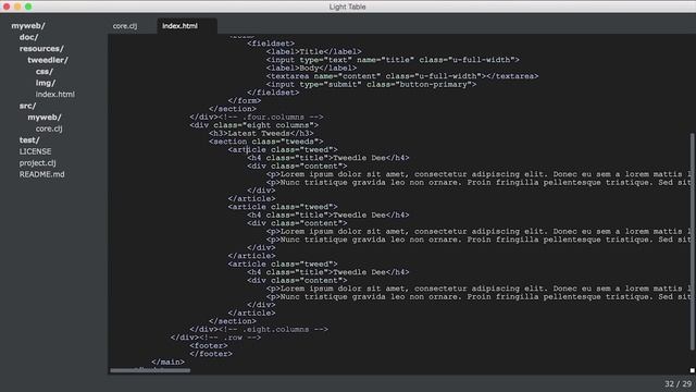 33. Pulling It All Together - Part 1 - Learning Path Clojure Fun смотреть онлайн
