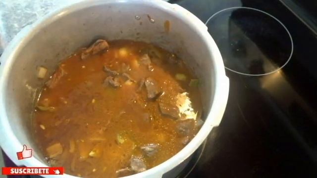 Carne con papa al vino en olla a presion/ carne guisada /gastronomia смотреть онлайн