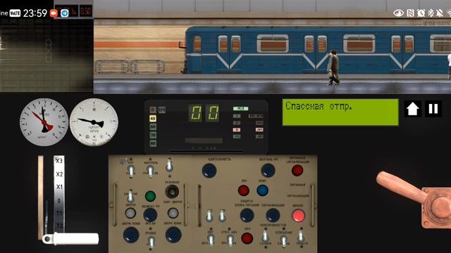 Поезд Призрак в игре Симулятор Ленинградского метро 2d смотреть онлайн