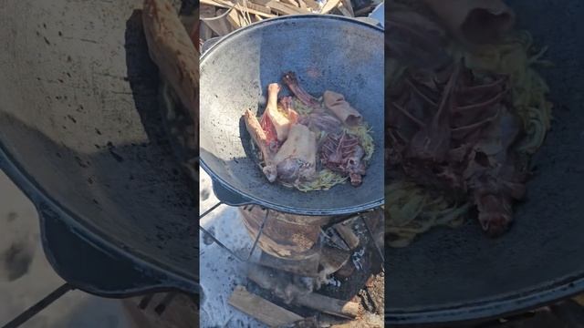 Приготовление узбекского плова. смотреть онлайн