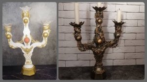 Канделябр для свечей своими руками из мусора!