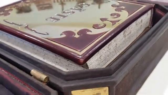 Buchkassette Gästebuch Vergoldet