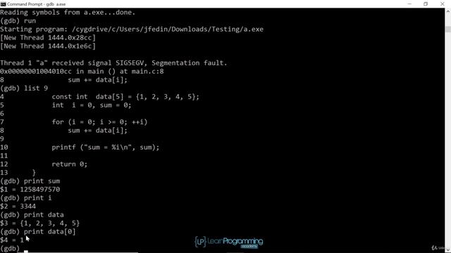101 Debugging with gdb (part 1) смотреть онлайн