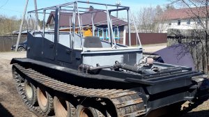 Первый запуск инжекторного гусеничного вездехода