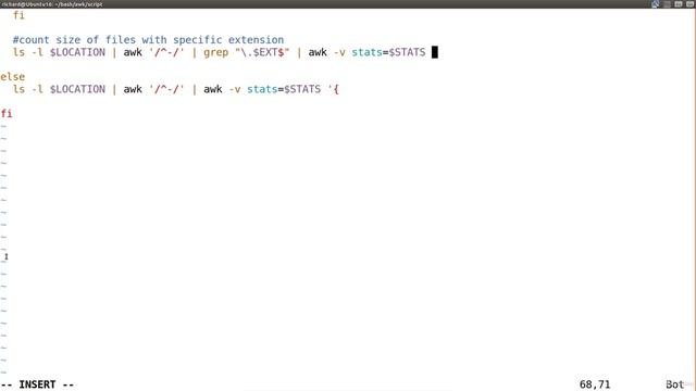 20. AWK script PART 8 - reading awk part from separate file смотреть онлайн