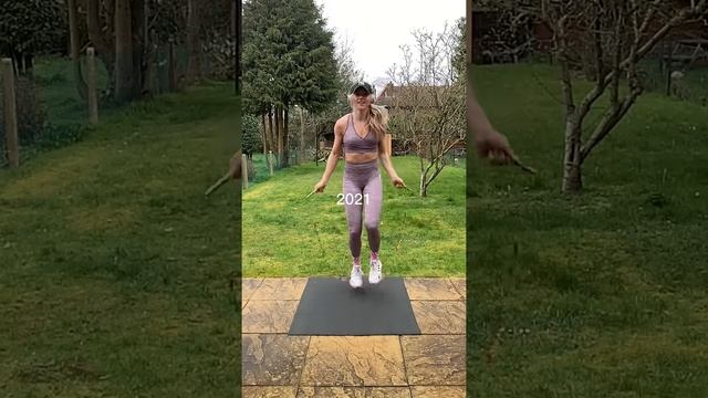 I guess I jumped myself happy 🥰2020➡️2024 journey✨ #progress #transformation #jumprope #fit смотреть онлайн
