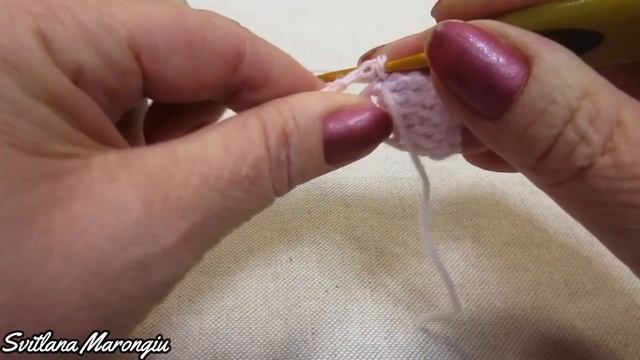 Tutorial Uncinetto: Fiocco decorativo con le perline all'uncinetto смотреть онлайн